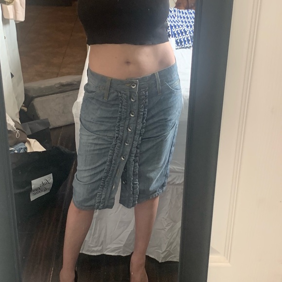 Jean skirt midi vintage limited edition! Vintage! - Picture 2 of 9